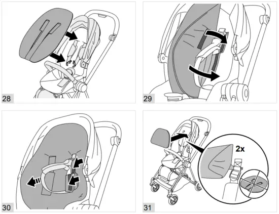 cybex D0122 Mios Frame and Seat - fig18