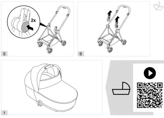 cybex D0122 Mios Frame and Seat - fig37