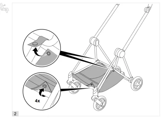 cybex D0122 Mios Frame and Seat - fig40