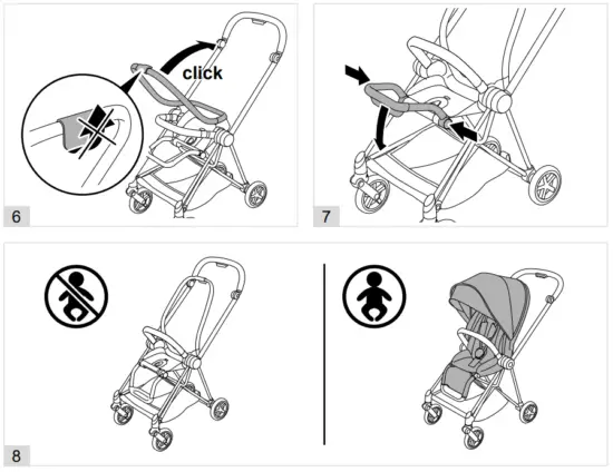 cybex D0122 Mios Frame and Seat - fig6