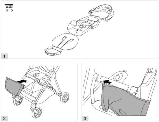 cybex D0122 Mios Frame and Seat - fig7