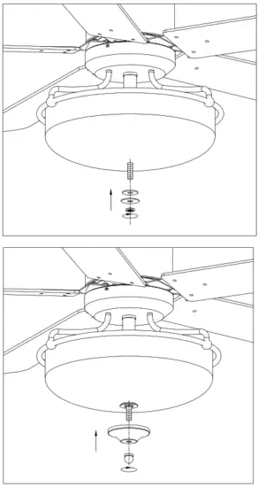 Parrot Uncle F6286 Ceiling Fan - cap