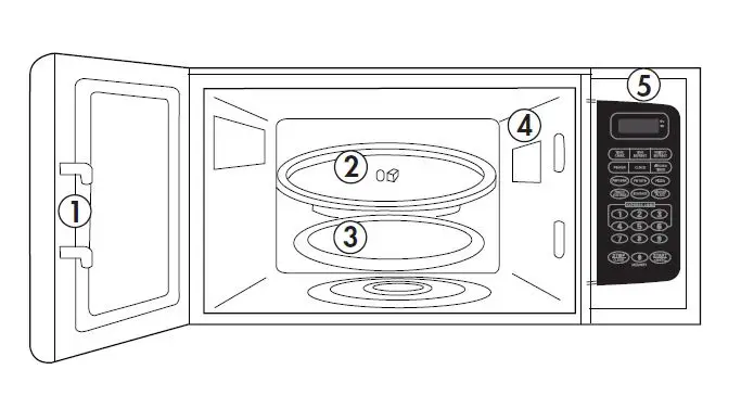 Danby DDMW1125BBS Designer Countertop Microwave 1
