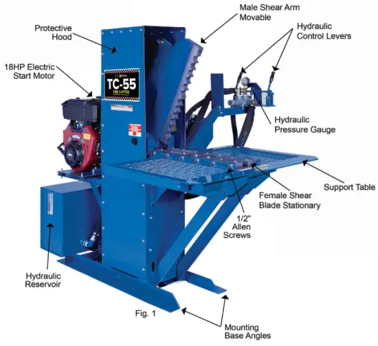 TSI TC 55 GP Tire Cutter - fig