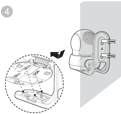 Mount the baby unit on dry wall (optional) 04