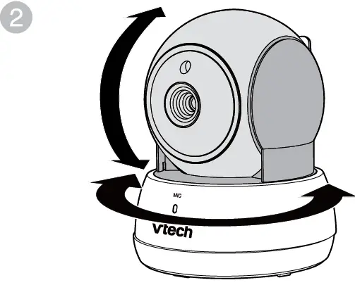 Positioning the baby monitor 02