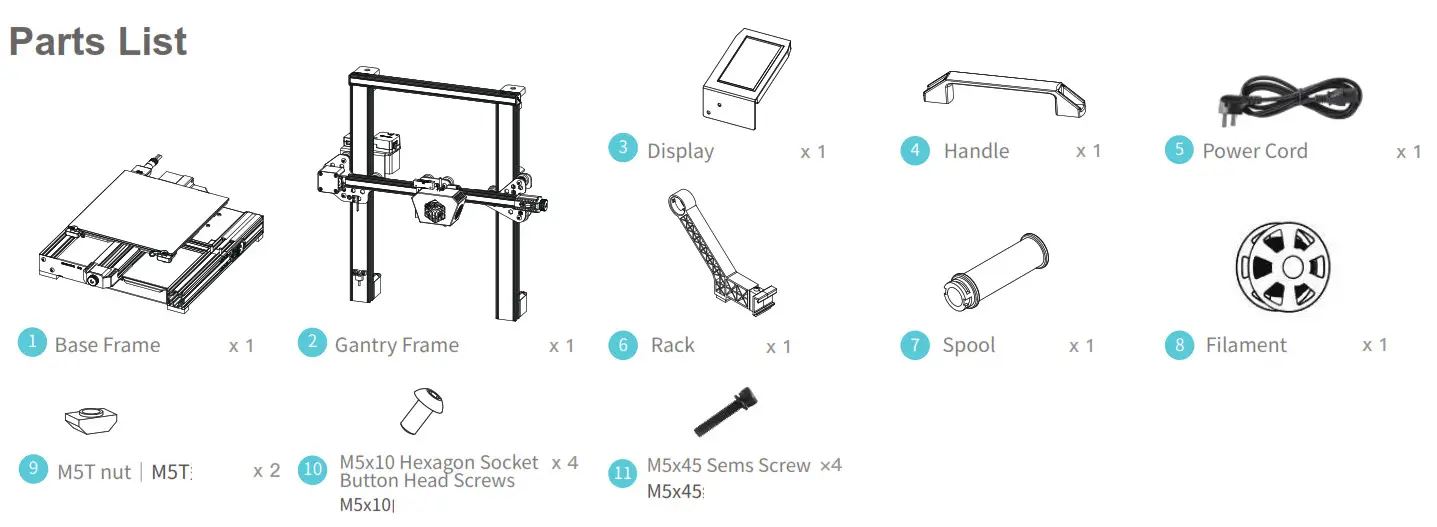 CREALITY CR 6 SE 3D Printer - fig 1