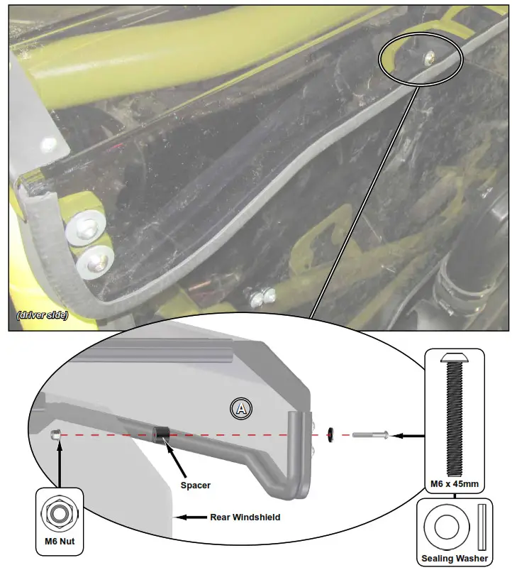 SUPERATV Can-Am Defender MAX Roof --- -SecureRear