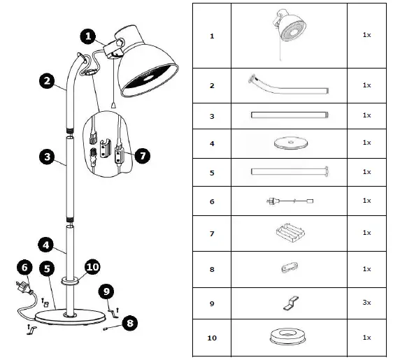 PEREL-PHS2000-R-Patio-heater-standing-model- 2000-W-1