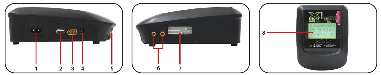JAMARA 153075 X Peak Touch USB 2L Charger FIG 1