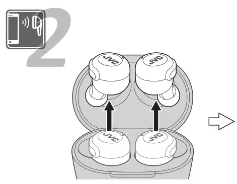 JVC HA A30T Fully Wireless Earphones - overview 3