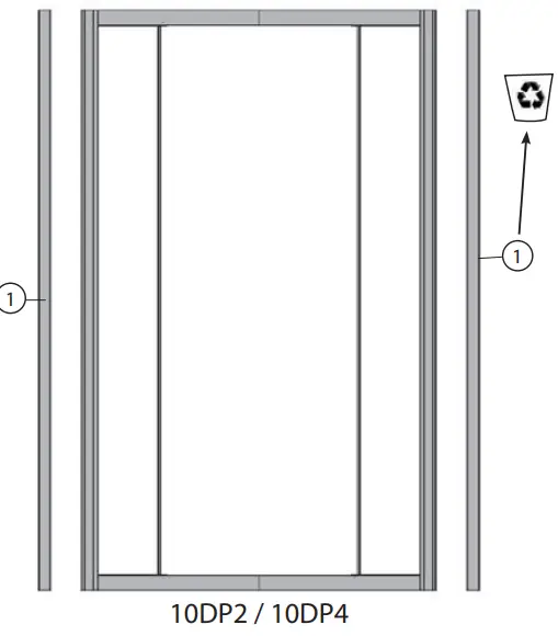 RAVAK 10PS-80-90-100cm shower enclosure-fig4
