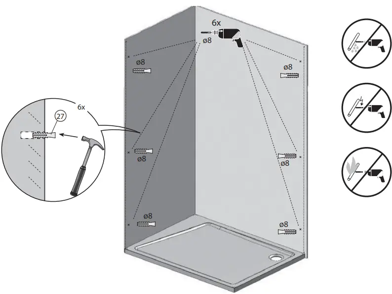 RAVAK 10PS-80-90-100cm shower enclosure-fig8