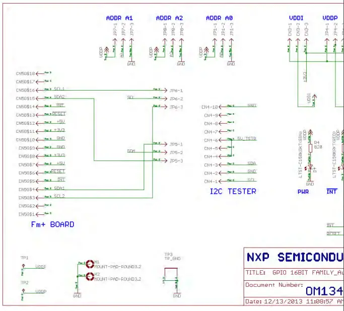 NXP UM10752 16-bit GPIO Daughter Card-fig11