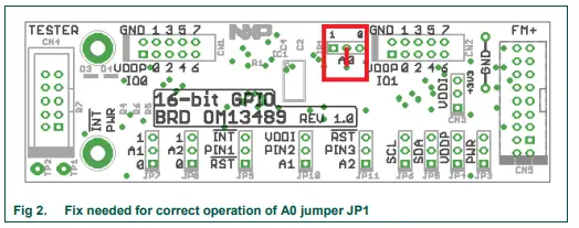NXP UM10752 16-bit GPIO Daughter Card-fig3