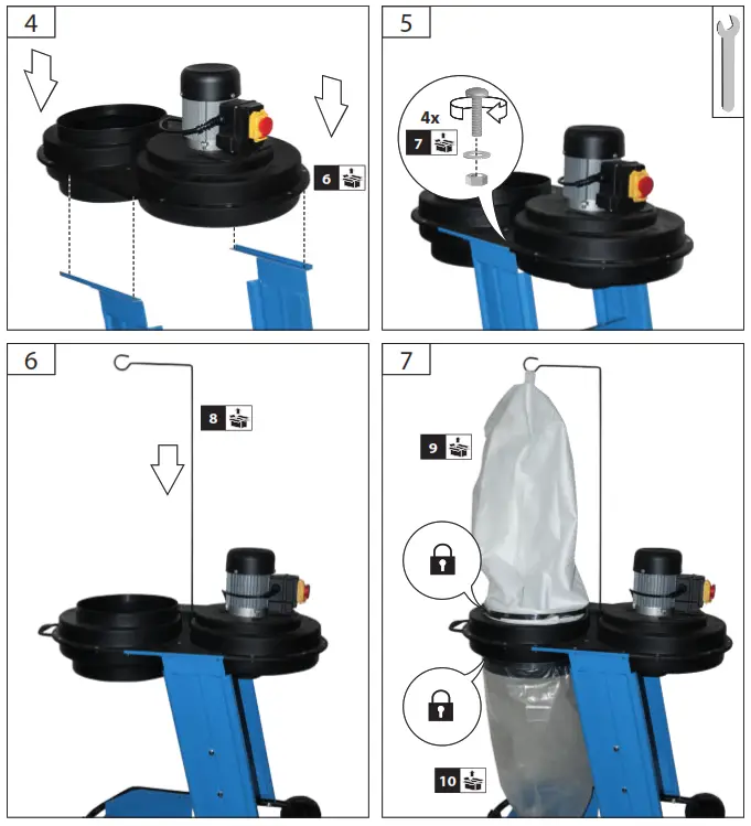 GUDE 55442 Diameter Extraction System - part s