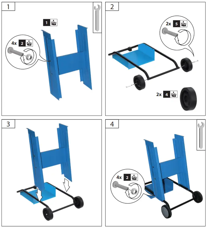 GUDE 55442 Diameter Extraction System - partlist