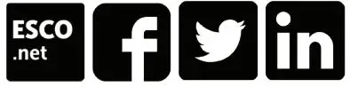 esco,facebook,twitter,linkdin icon