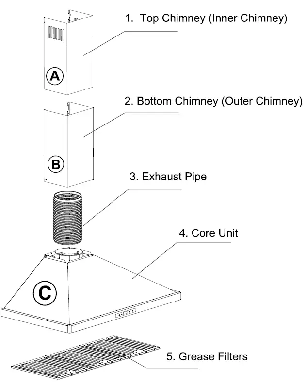 COSMO COS-63175 30 Inch Ducted Wall Mount Range Hood-2