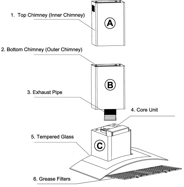 COSMO COS-63175 30 Inch Ducted Wall Mount Range Hood-4