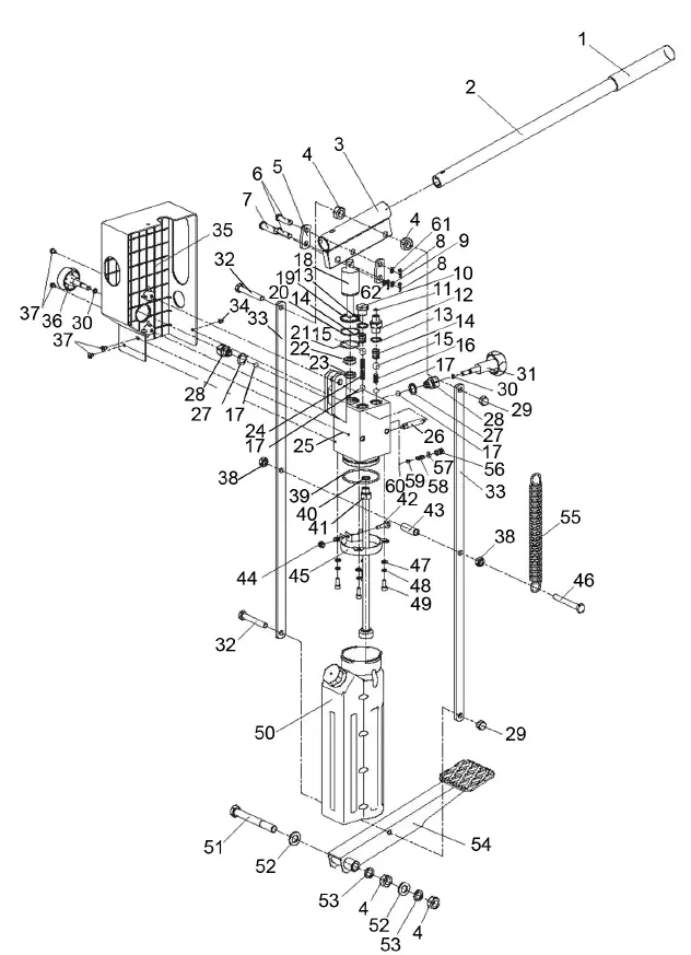 Clarke-CSA30FPB-30-Tonne-Hydraulic-Press-14