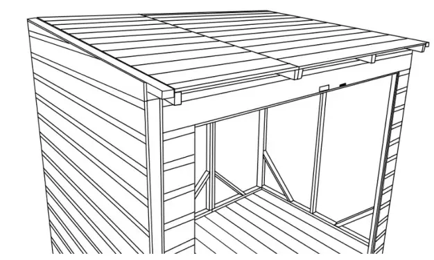 Power 82PPB 8-10ft Pent Bike Shed - Figure 17