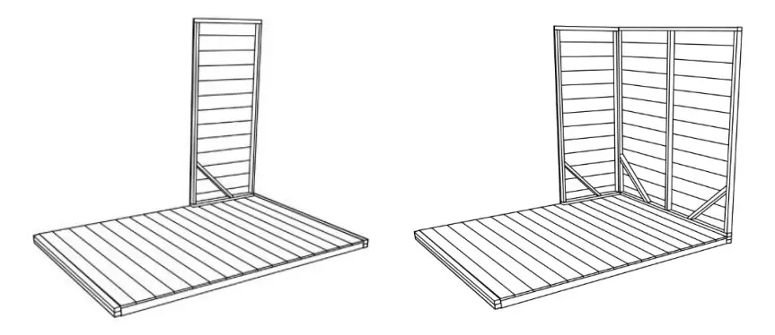 Power 82PPB 8-10ft Pent Bike Shed - Figure 9