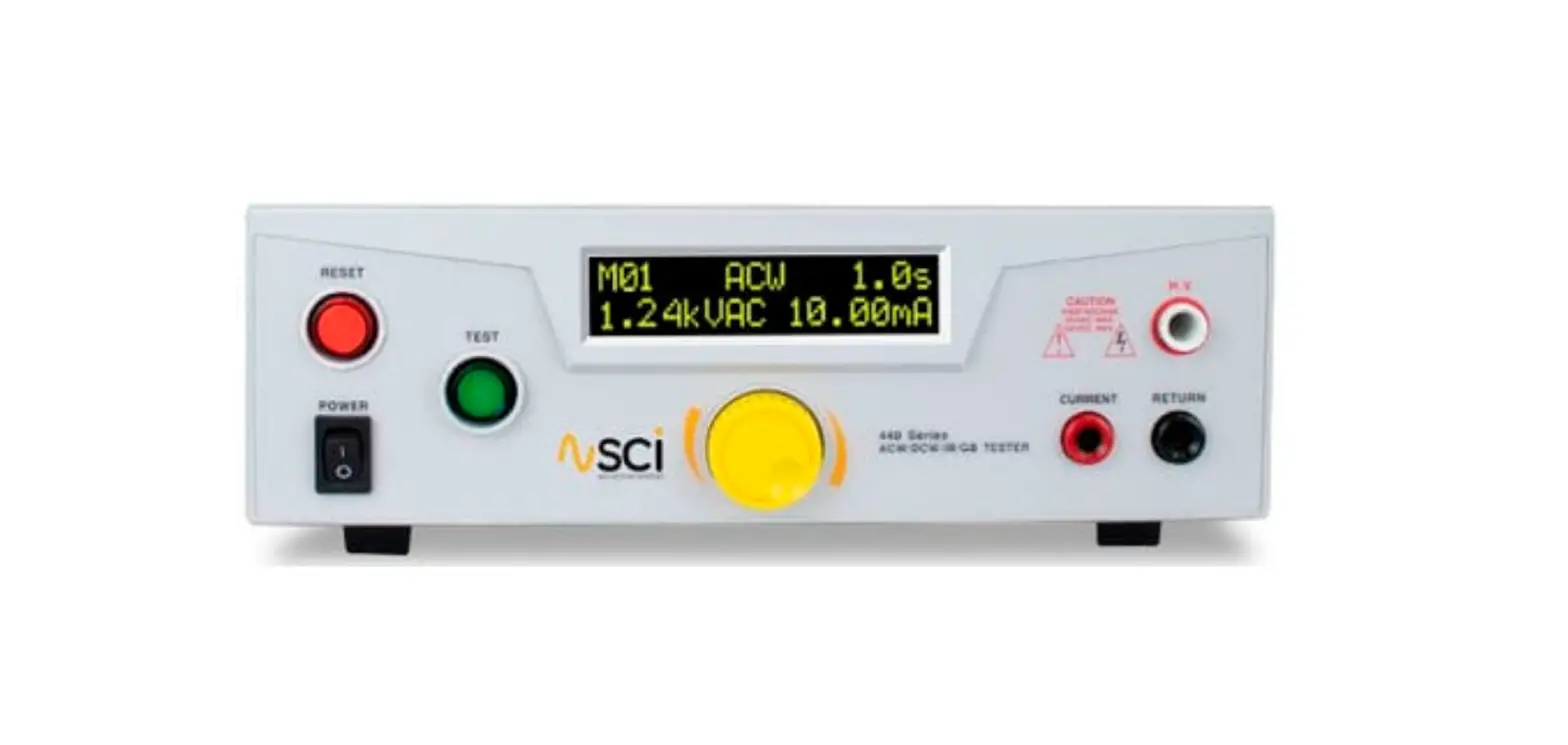 Sci 440 Series Hipot Insulation Resistance And Ground Bond Testers User Guide