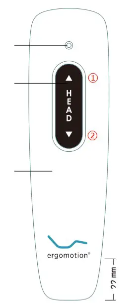 OKIN RF402A Remote Control - Cover