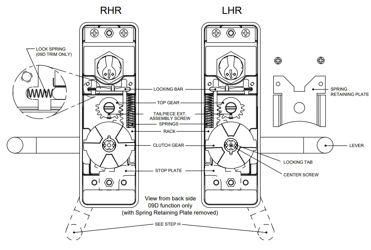 DETEX 105665 Pacific Lock - fig