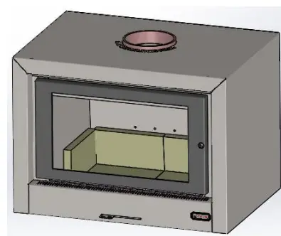 KEMLAN CUBE Slow Combustion Wood Fireplace-fig1
