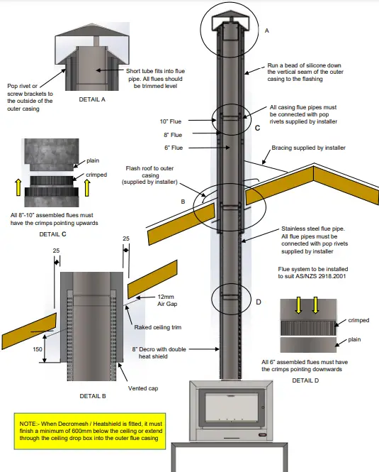 KEMLAN CUBE Slow Combustion Wood Fireplace-fig10