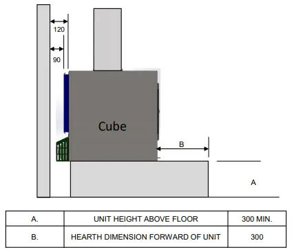 KEMLAN CUBE Slow Combustion Wood Fireplace-fig5
