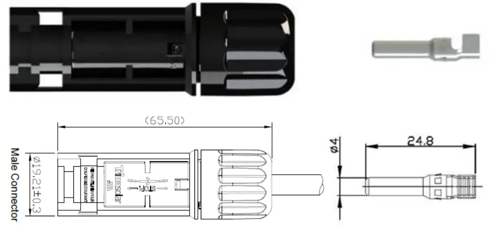 Trinasolar TS4 Connector and Socket - fig 3