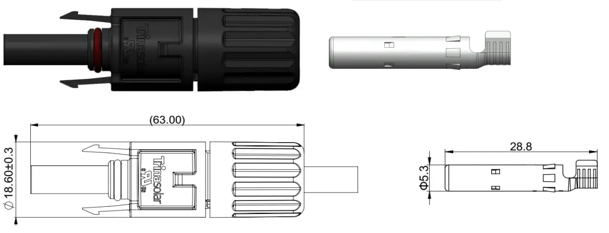 Trinasolar TS4 Connector and Socket - fig 5
