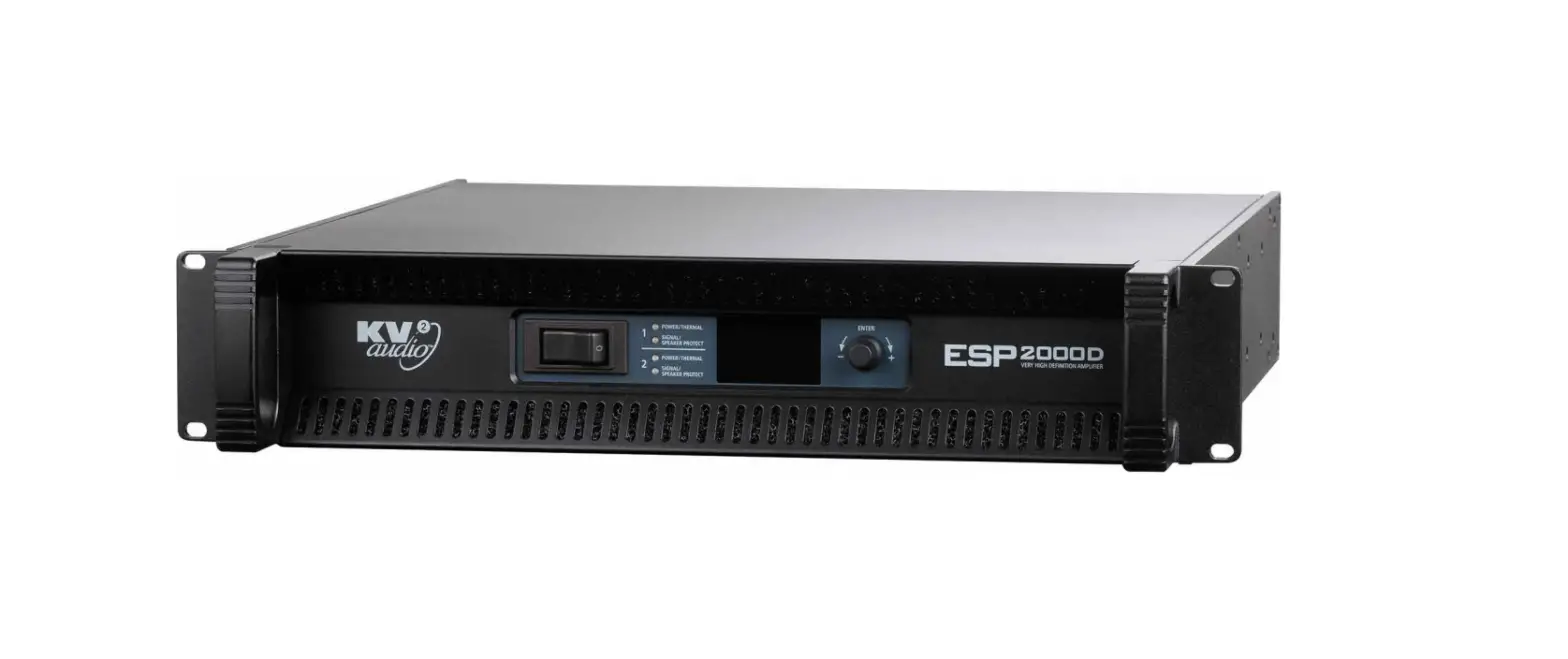Kv2 Audio Esp2000d Esp Series Amplifier User Guide