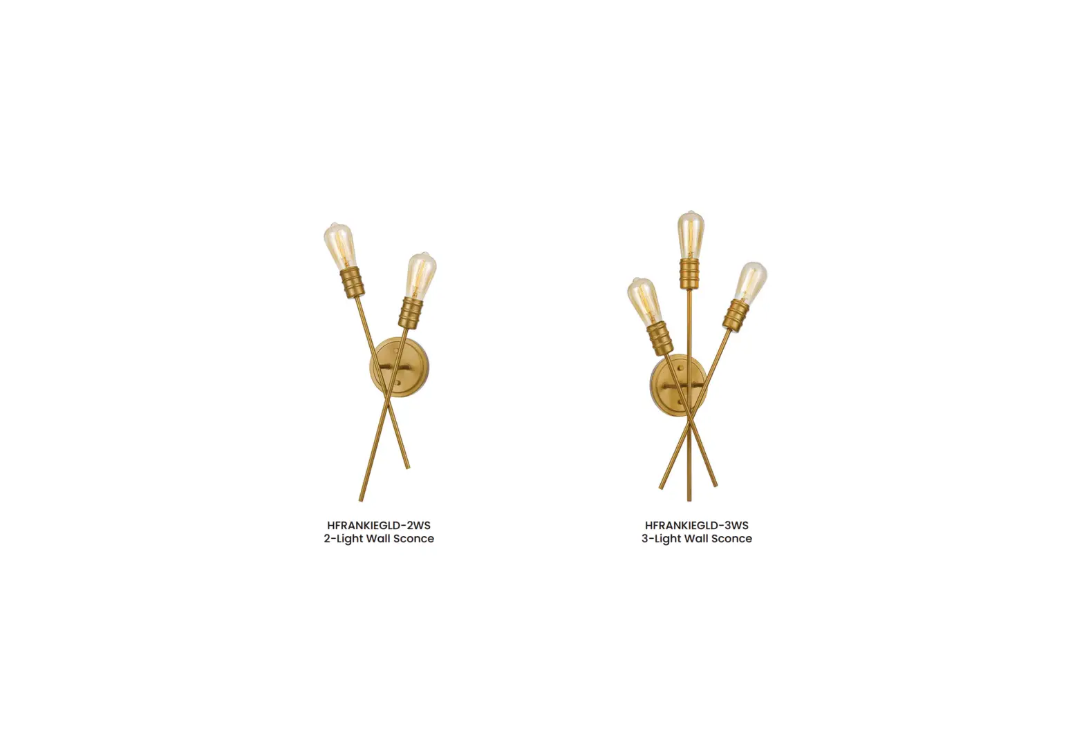 Hanover Hfrankiegld-2ws Frankie 2 Light Wall Sconce Instructions