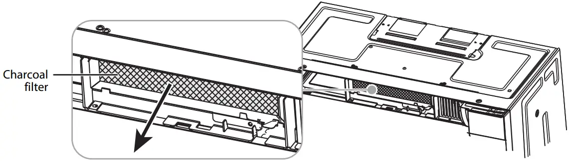 Guangdong Midea Kitchen Appliances Manufacturing EM048K6BY P1 1 7 Cu Ft Over the Range Microwave - Installing the turntable 3