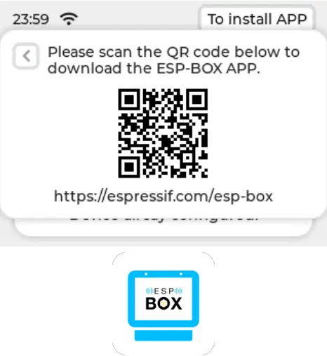 ESPRESSIF ESP Box Kits - Qr Code