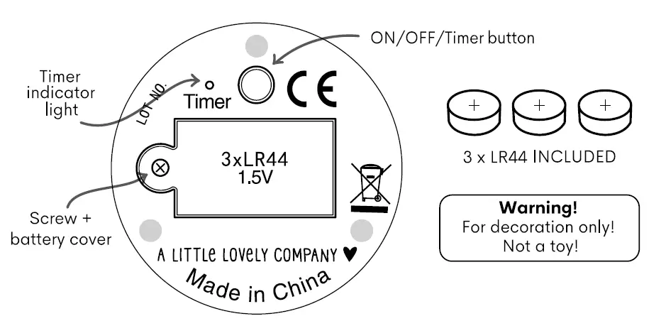 a LiTTLE LOVeLY PLCLBU02 Projector Light 1