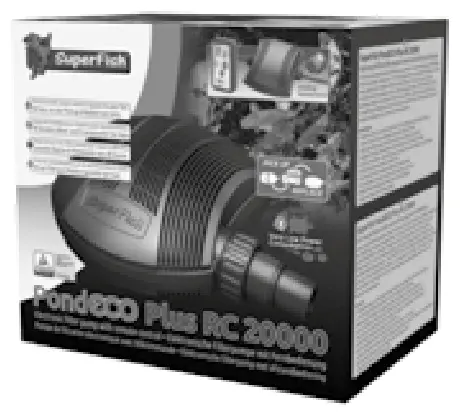 SuperFish RC 5000 Pond ECO Plus Pump - 1