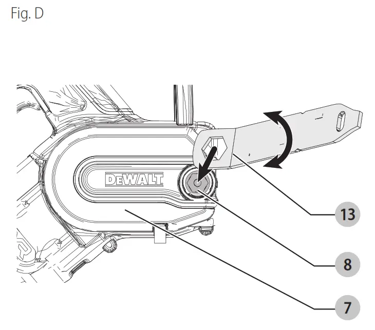 DEWALT DCCS623 20V Max Pruner fig