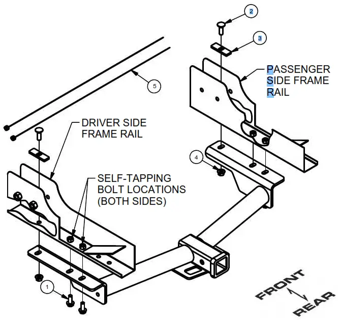 CURT 13193 Class 3 Trailer Hitch - 10