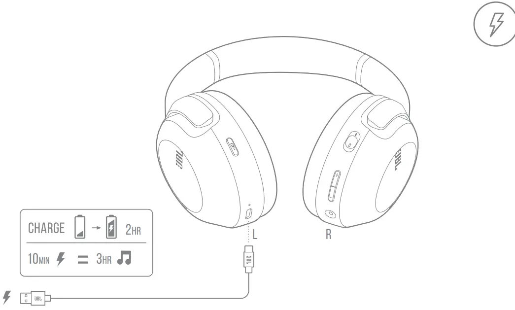 JBL TOUR ONE Wireless Over Ear Noise Cancelling Headphones - fig7