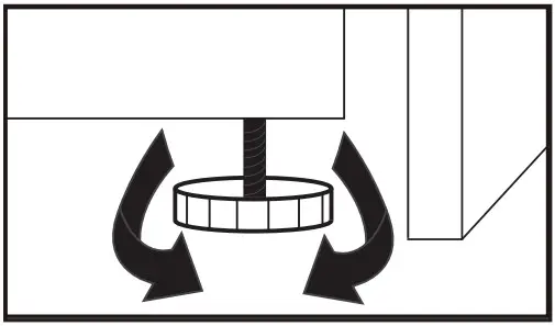 Hamilton Beach HBFRF301 B 3 2 cu. ft. Upright Freezer - Leveling instructions