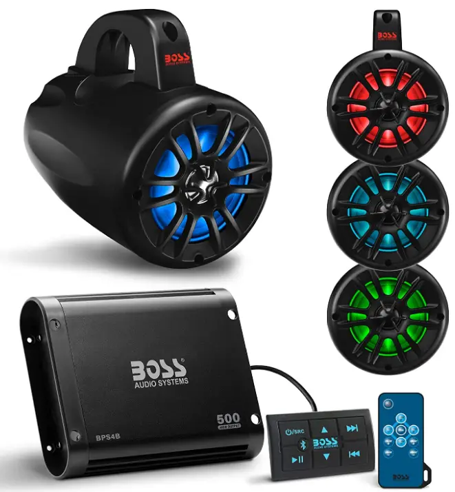 Boss-UNI4RGB-ATV-UTV-Marine-Audio-Stereo-System-Product