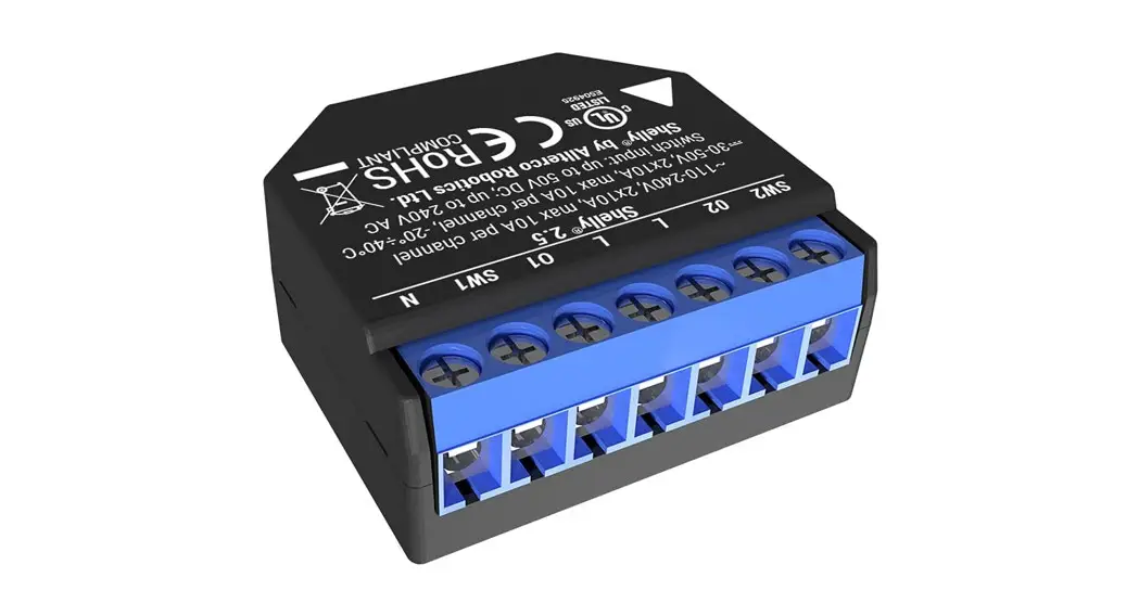 Shelly Dual Wifi Relay Switch Installation Guide