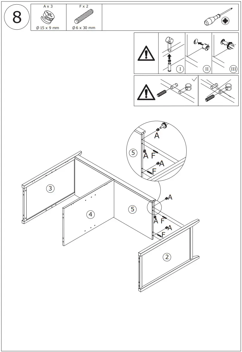 FUFU GAGA LBB KF020256 01 White Wooden Accent Storage Cabinet - Figure 13