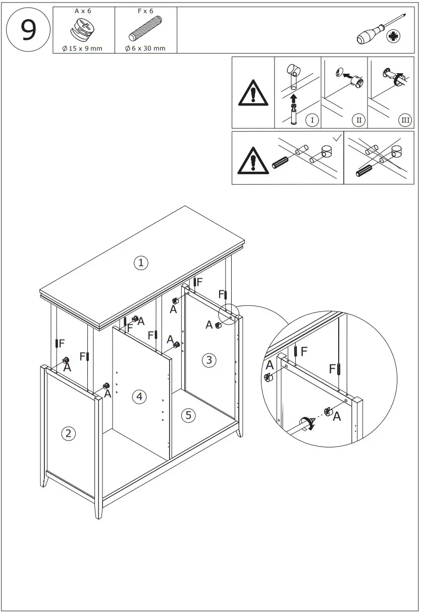 FUFU GAGA LBB KF020256 01 White Wooden Accent Storage Cabinet - Figure 14