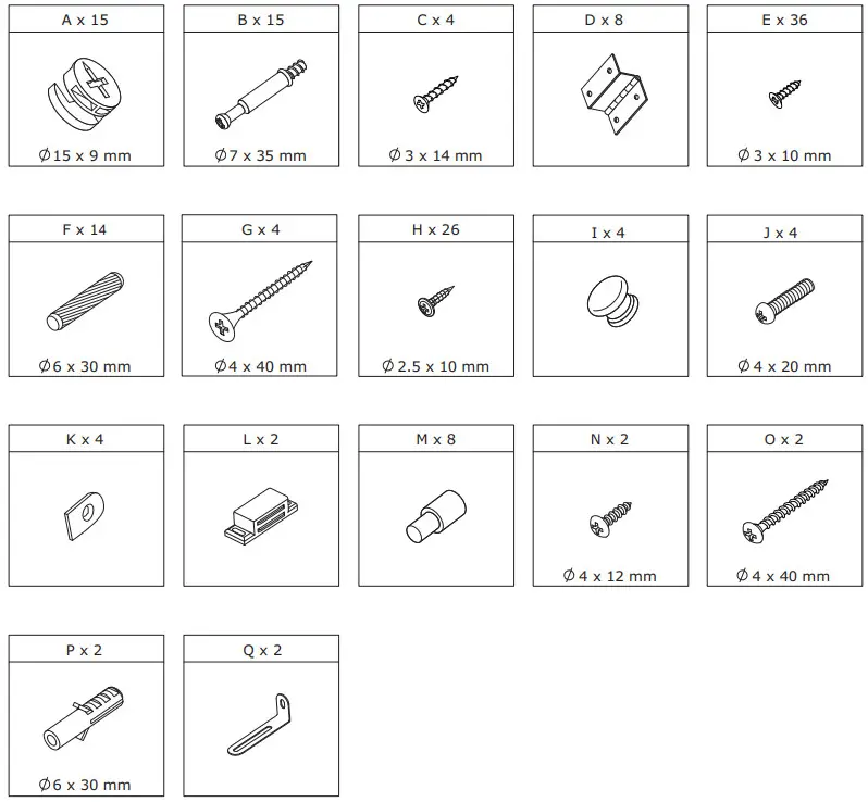 FUFU GAGA LBB KF020256 01 White Wooden Accent Storage Cabinet - Figure 6